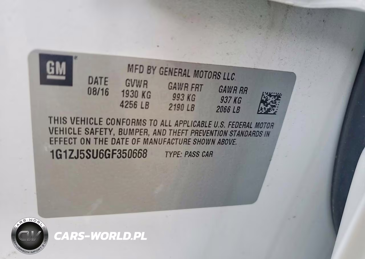2016 Chevrolet Malibu Hybrid VIN:1G1ZJ5SU6GF350668 - 12