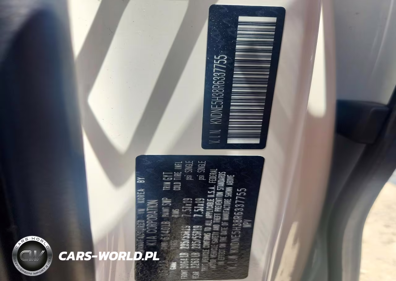 2024 Kia Carnival Sx VIN:KNDNE5H38R6337755 - 13