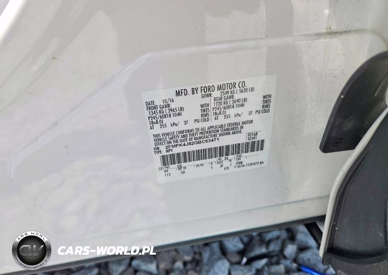 2016 Ford Edge Sel VIN:2FMPK4J82GBC63471 - 13