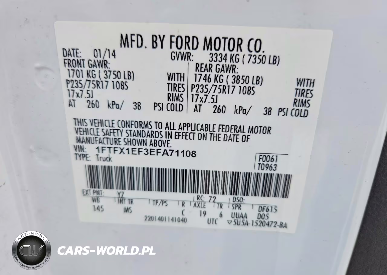 2014 Ford F150 Super Cab VIN:1FTFX1EF3EFA71108 - 12