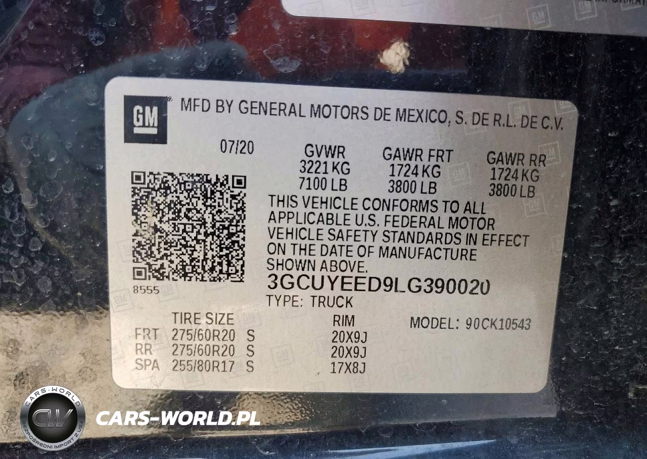 2020 Chevrolet Silverado K1500 Rst VIN:3GCUYEED9LG390020 - 13