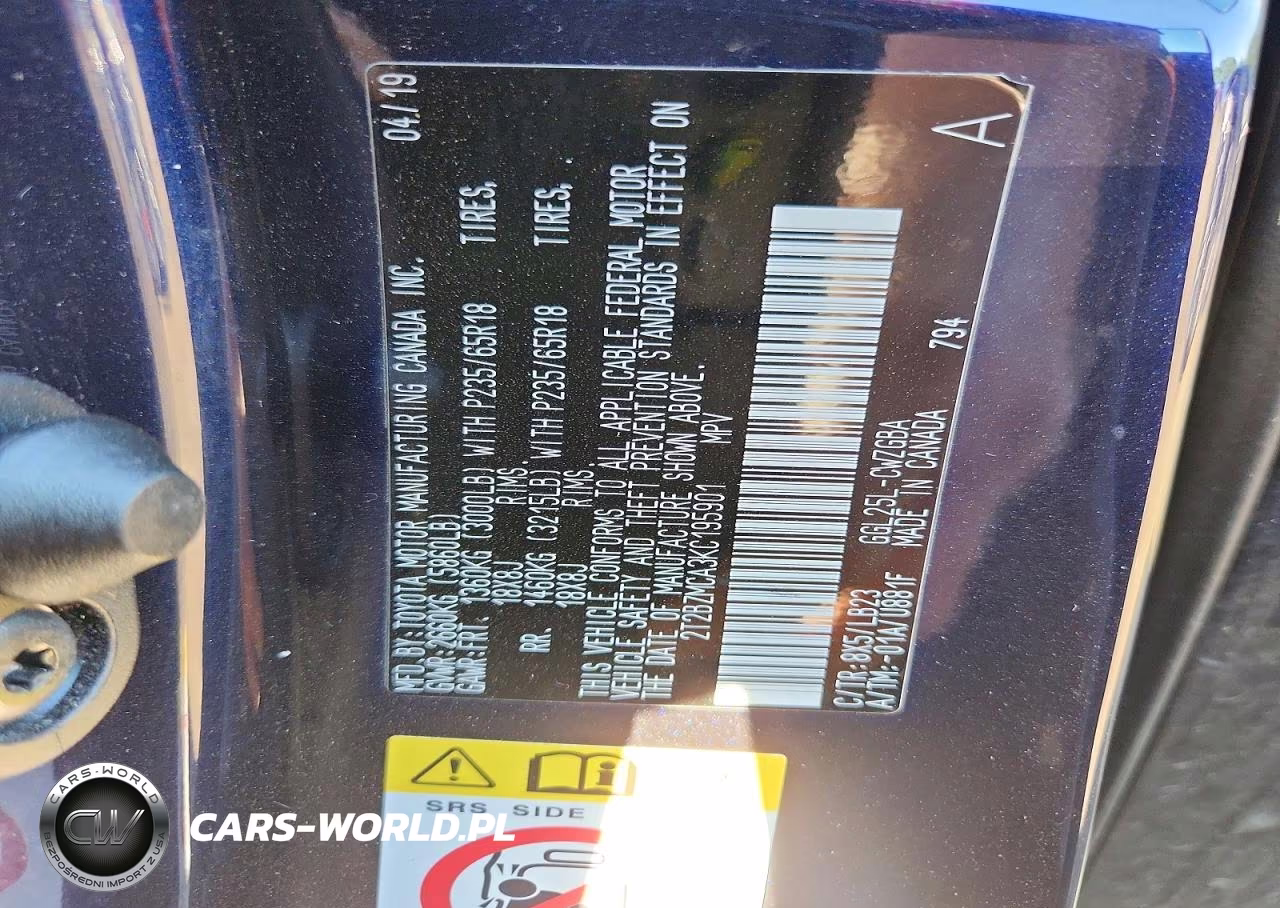 2019 Lexus Rx 350 Base VIN:2T2BZMCA3KC195901 - 13