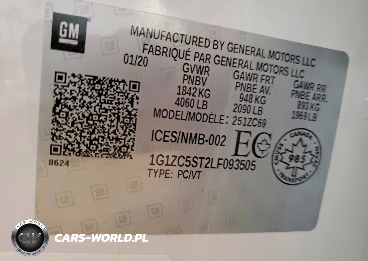 2020 Chevrolet Malibu Ls VIN:1G1ZC5ST2LF093505 - 12