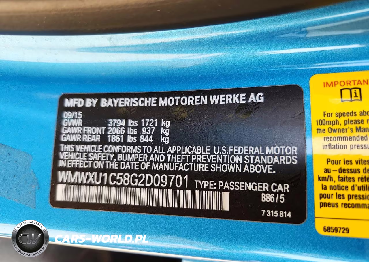 2016 Mini Cooper VIN:WMWXU1C58G2D09701 - 12
