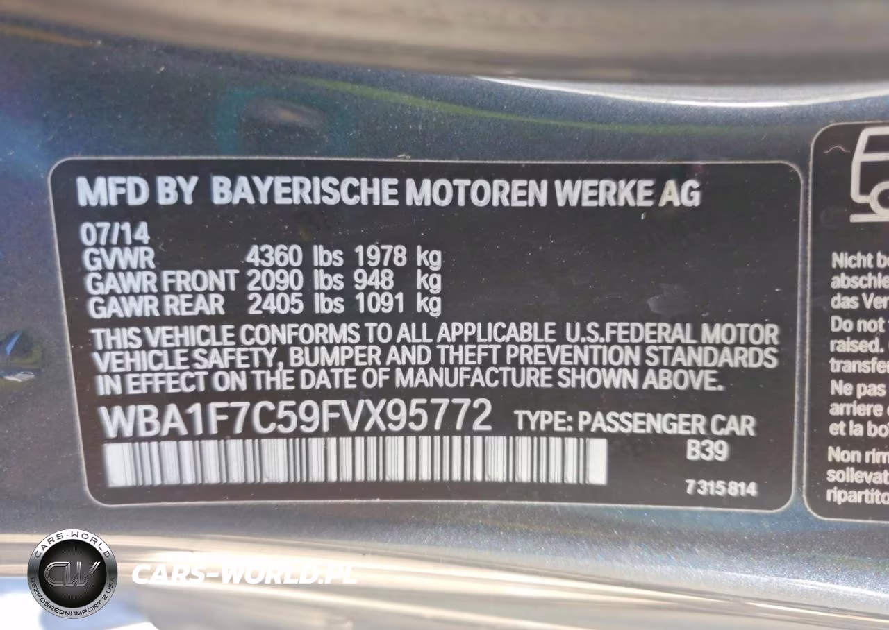 2015 BMW 228 Xi VIN:WBA1F7C59FVX95772 - 12