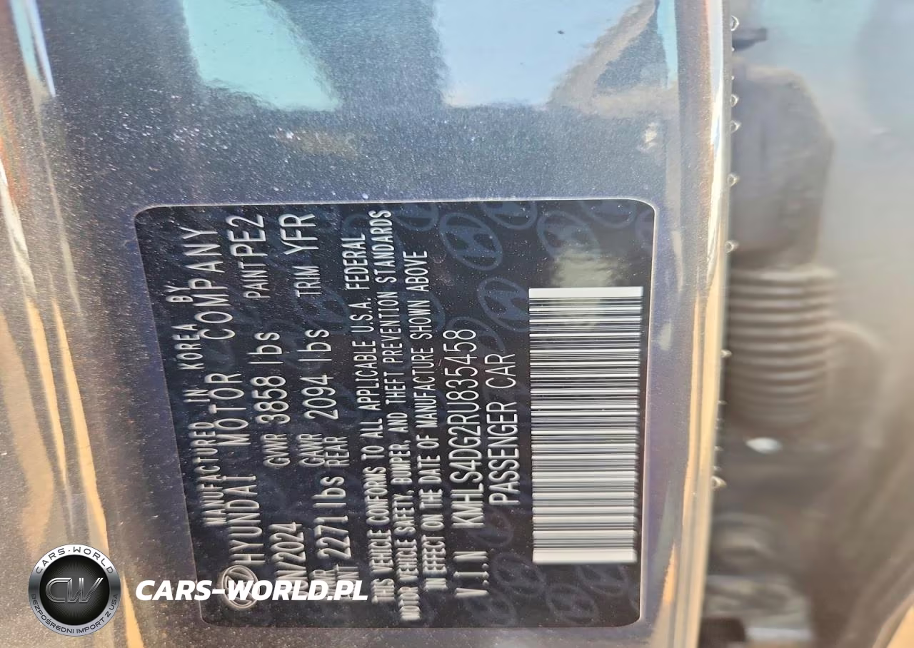 2024 Hyundai Elantra Sel VIN:KMHLS4DG2RU835458 - 12