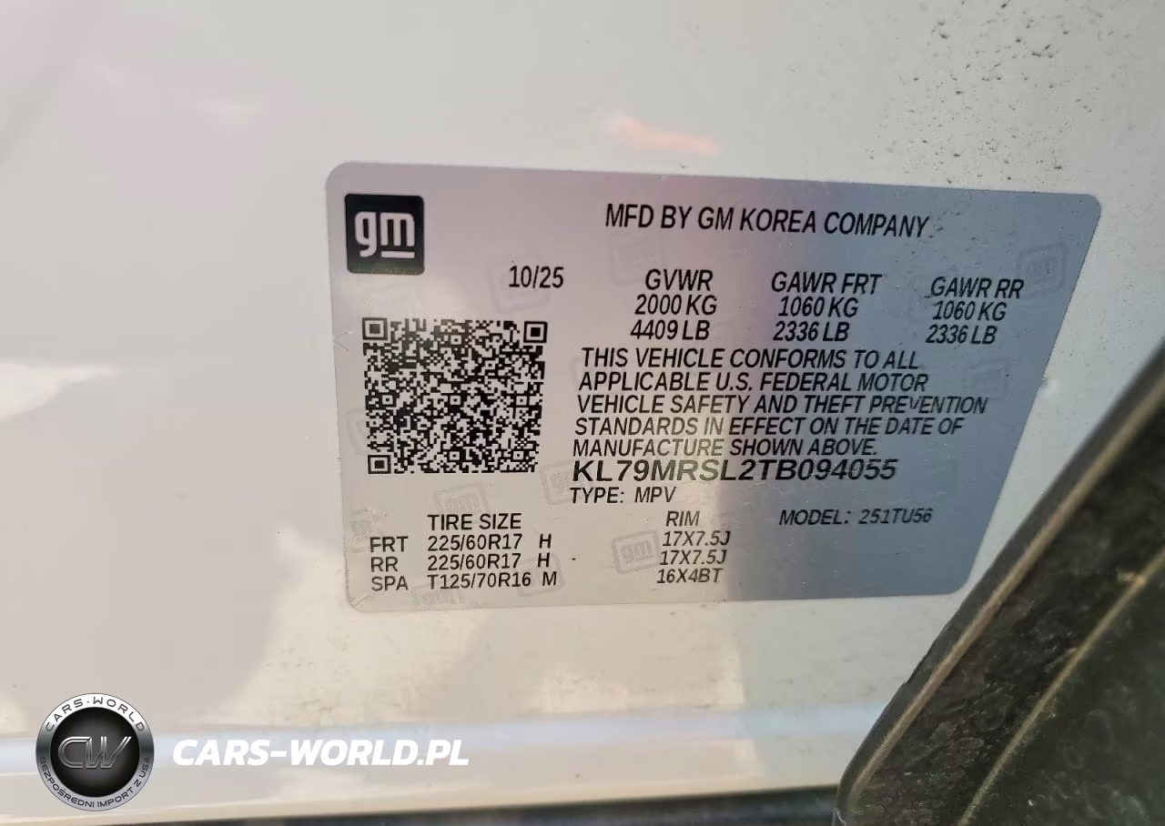 2026 Chevrolet Trailblazer Lt VIN:KL79MRSL2TB094055 - 13