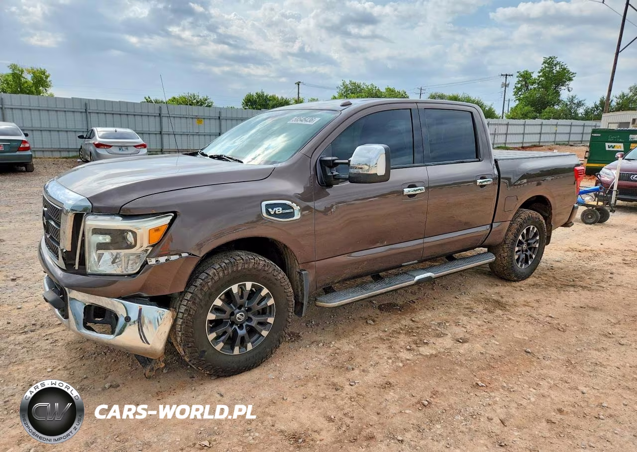 2017 Nissan Titan Sl VIN:1N6AA1E56HN511283 - 1