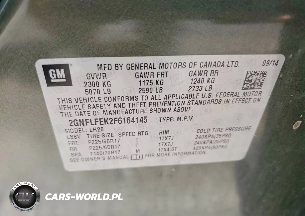 2015 Chevrolet Equinox Lt VIN:2GNFLFEK2F6164145 - 13