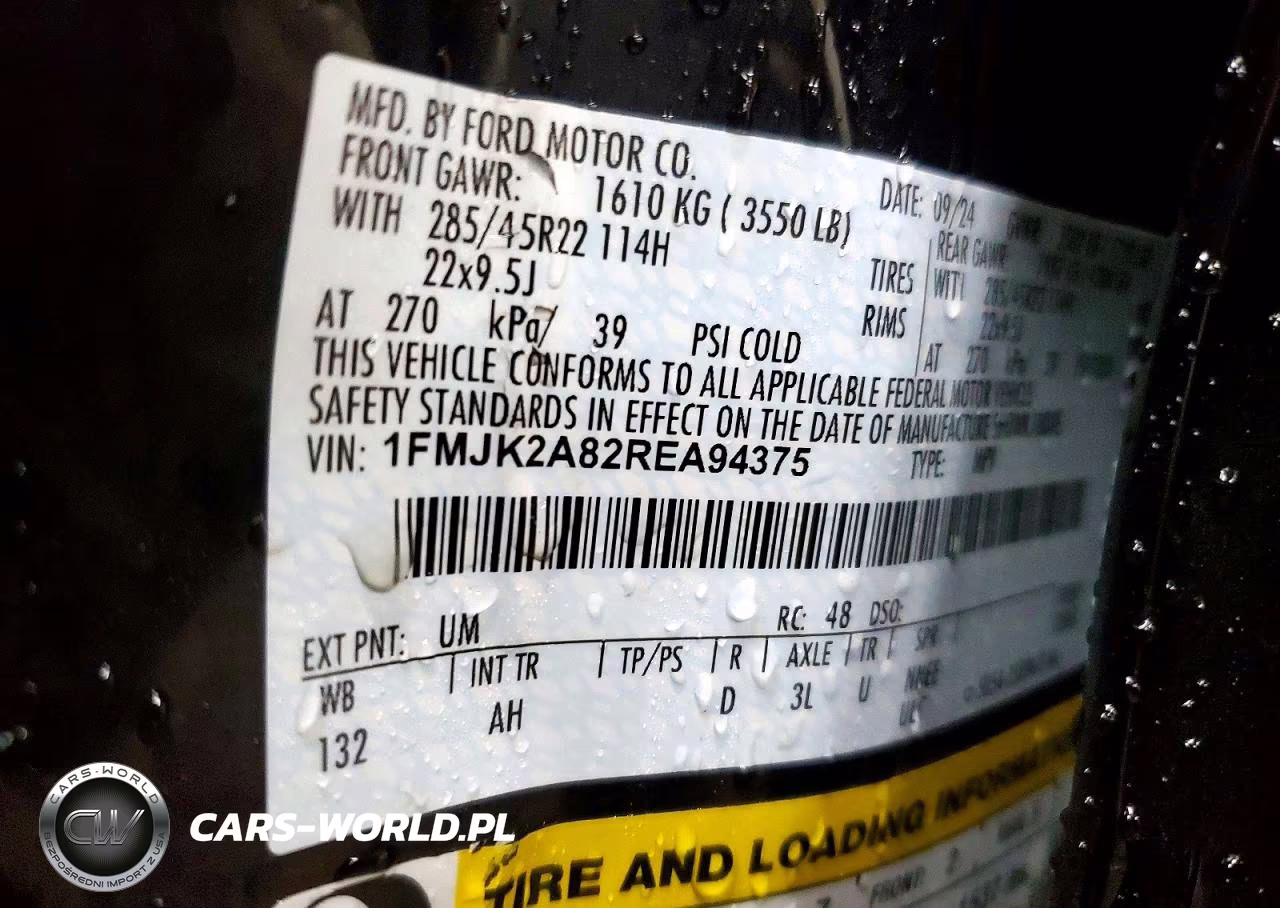 2024 Ford Expedition Max Limited VIN:1FMJK2A82REA94375 - 13