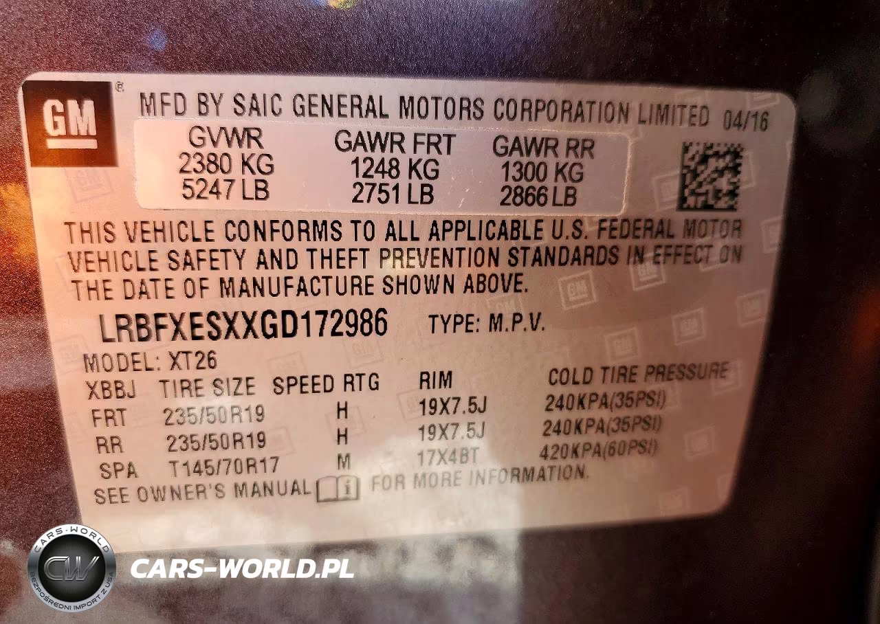 2016 Buick Envision Premium VIN:LRBFXESXXGD172986 - 13