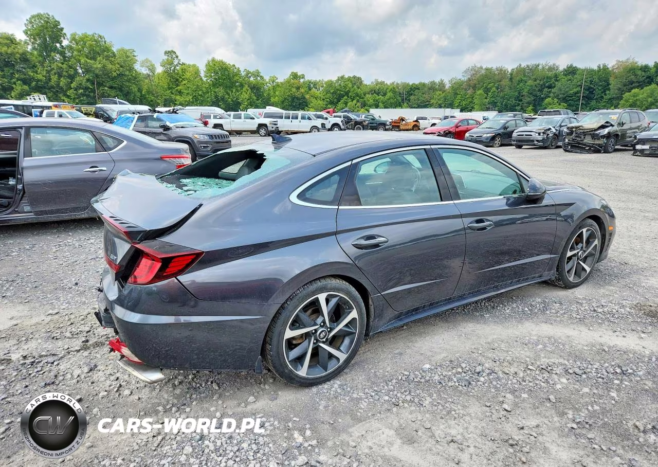 2021 Hyundai Sonata Sel Plus VIN:5NPEJ4J26MH074252 - 3