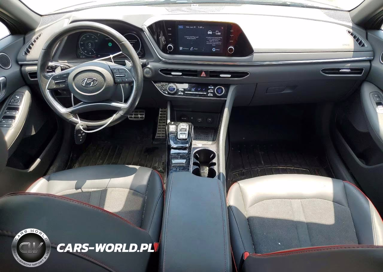 2021 Hyundai Sonata Sel Plus VIN:5NPEJ4J26MH074252 - 8