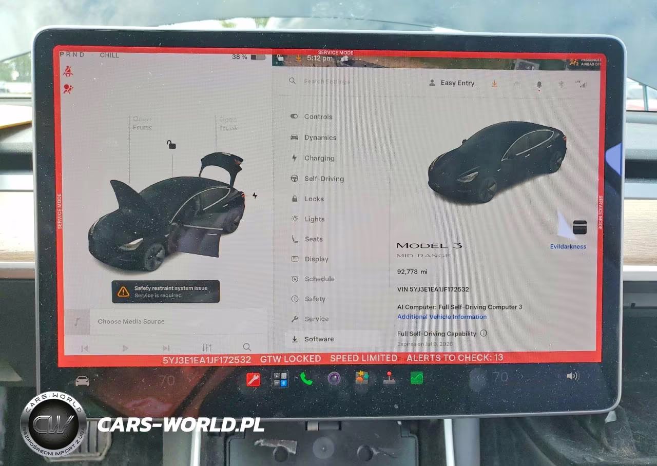 2018 Tesla Model 3 VIN:5YJ3E1EA1JF172532 - 9