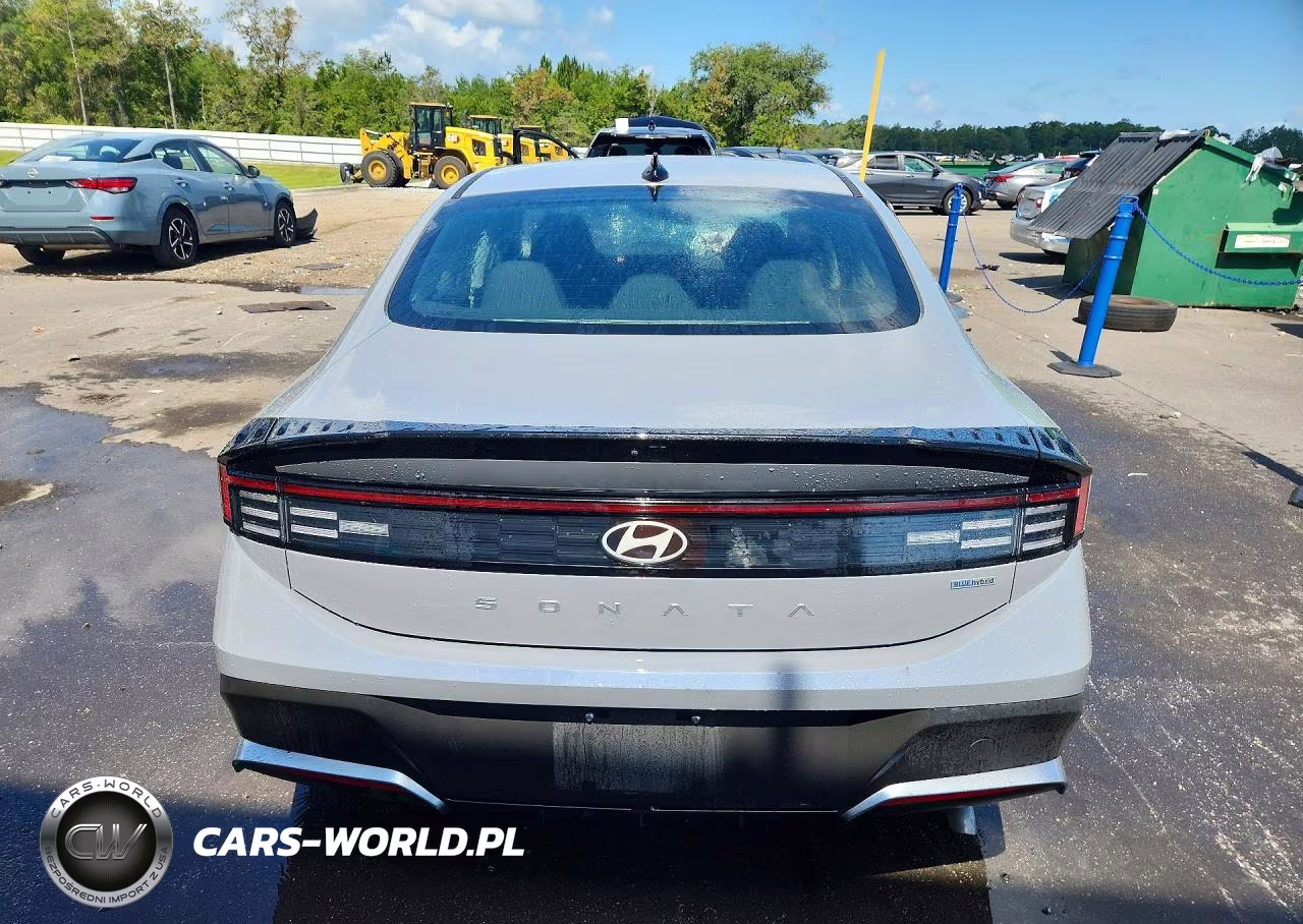 2026 Hyundai Sonata Hybrid Blue VIN:KMHL24JJ9TA145926 - 6