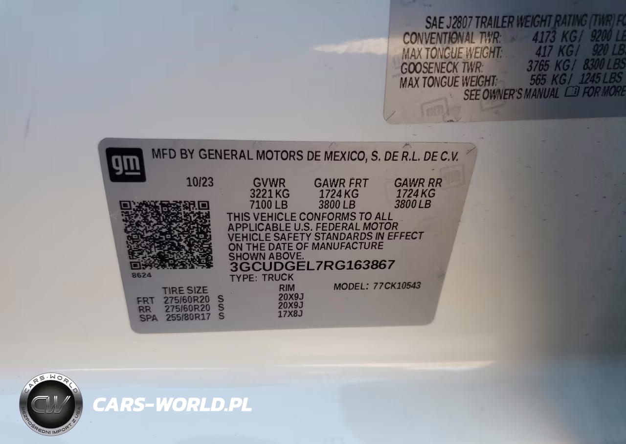2024 Chevrolet Silverado K1500 Ltz VIN:3GCUDGEL7RG163867 - 12