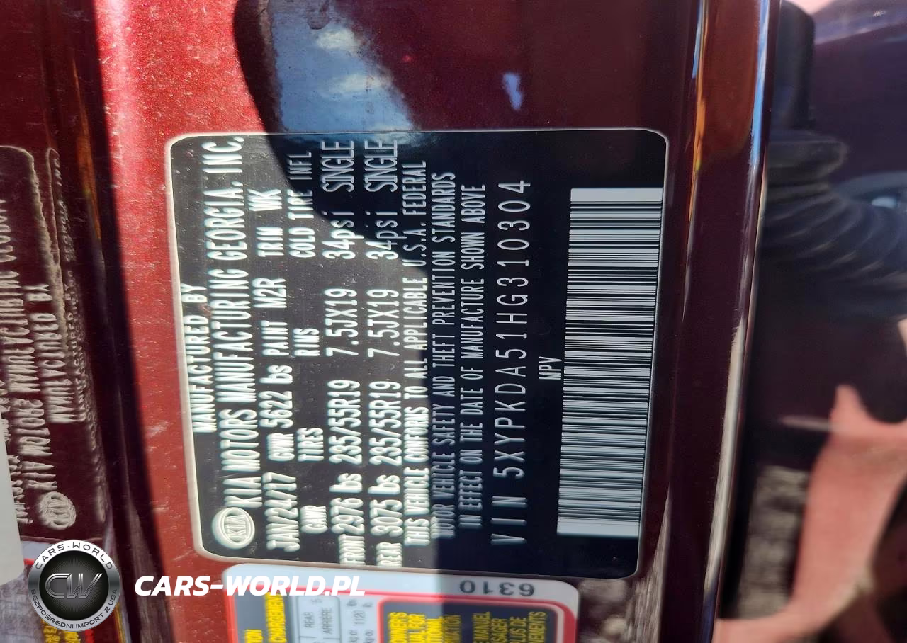 2017 Kia Sorento Sx V6 VIN:5XYPKDA51HG310304 - 13