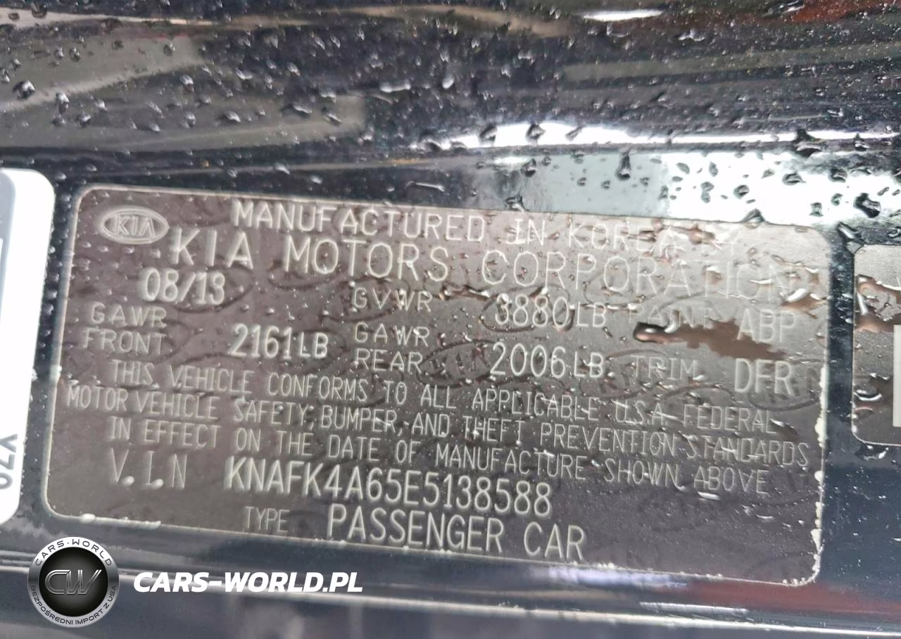 2014 Kia Forte Lx VIN:KNAFK4A65E5138588 - 12