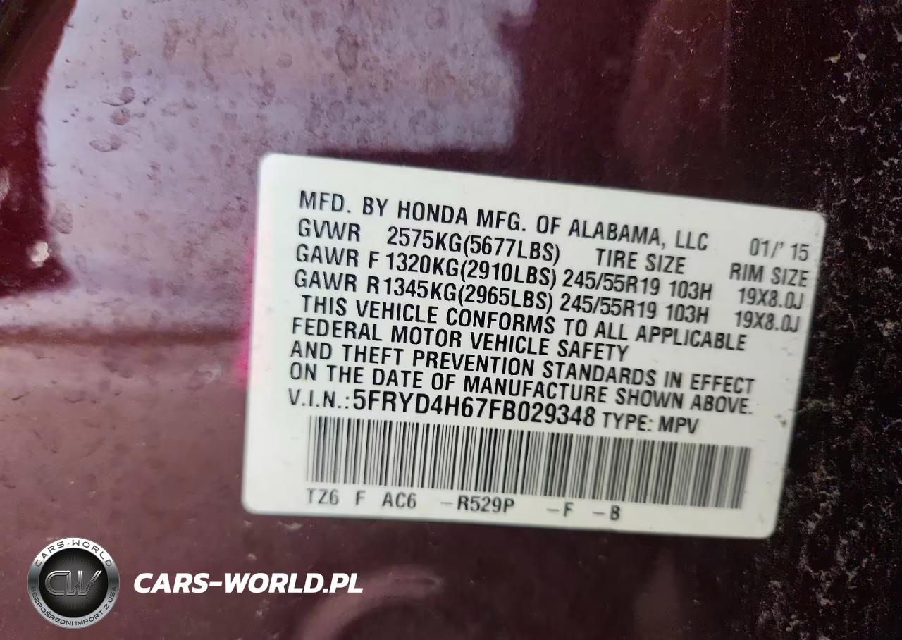 2015 Acura Mdx Technology VIN:5FRYD4H67FB029348 - 13