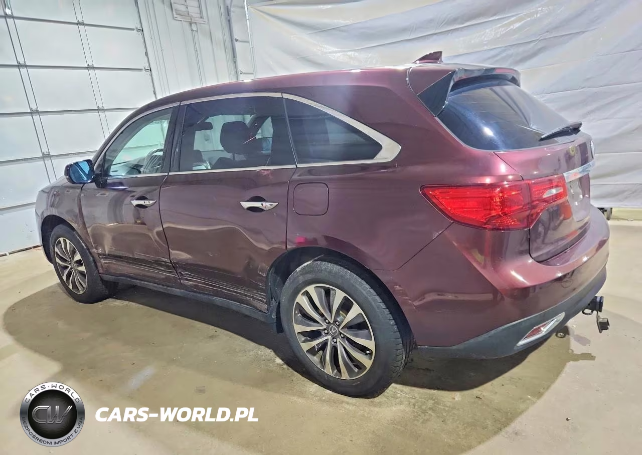 2015 Acura Mdx Technology VIN:5FRYD4H67FB029348 - 2