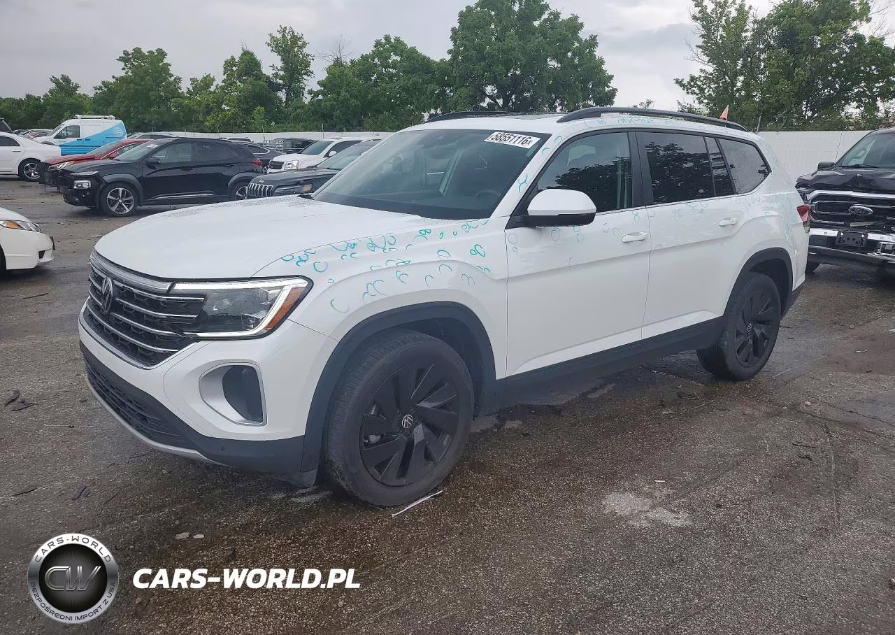 2024 Volkswagen Atlas Se VIN:1V2KR2CA0RC563459 - 1