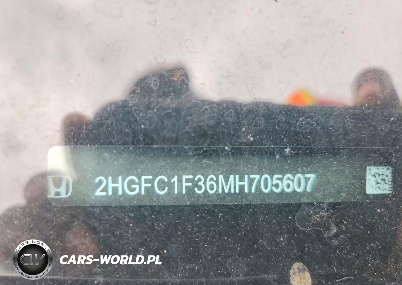 2021 Honda Civic Ex VIN:2HGFC1F36MH705607 - 12