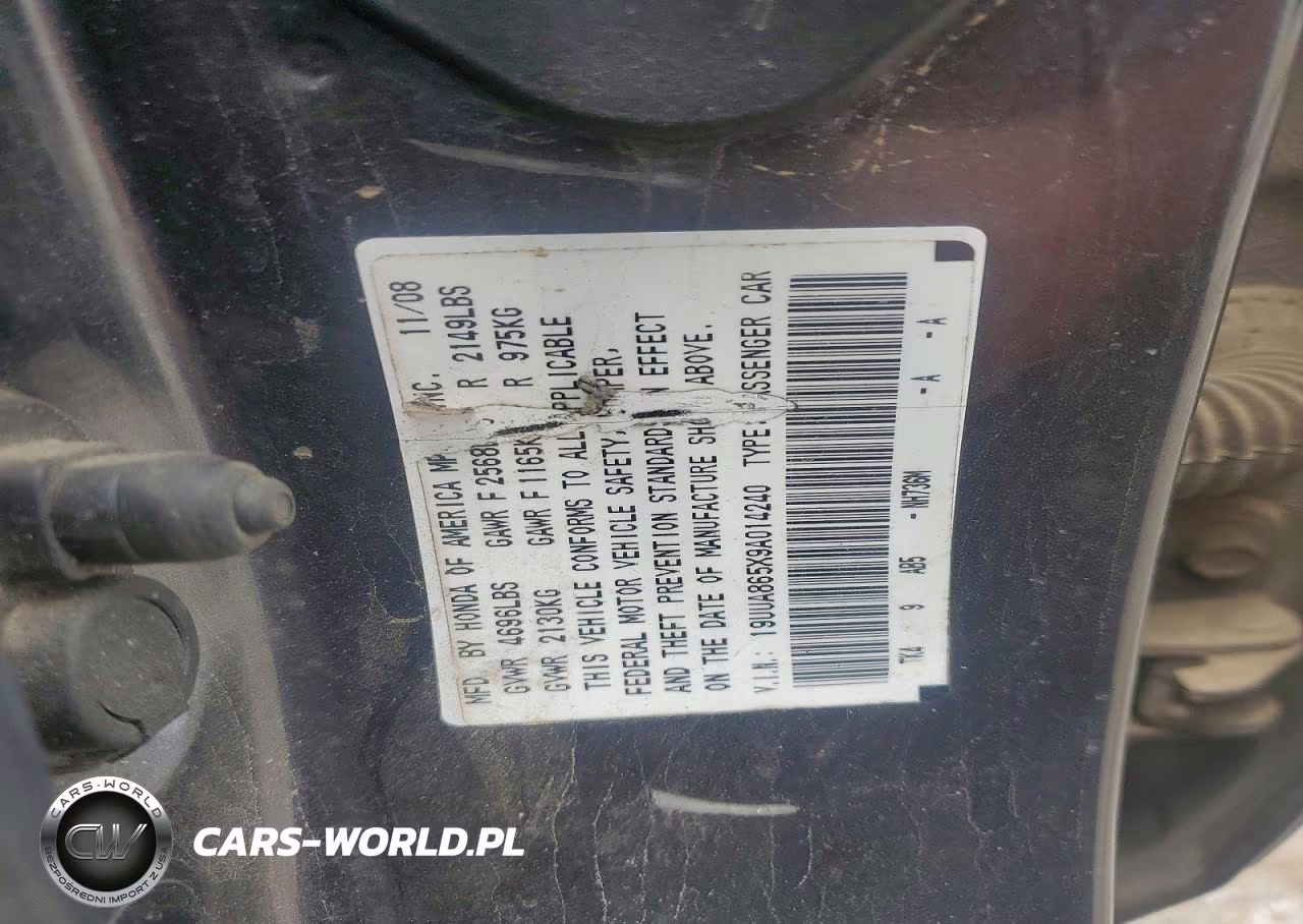 2009 Acura Tl VIN:19UUA865X9A014240 - 13