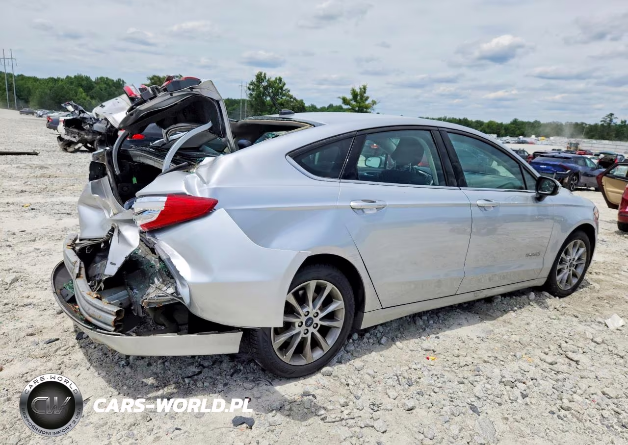 2017 Ford Fusion Se Hybrid VIN:3FA6P0LUXHR355148 - 3