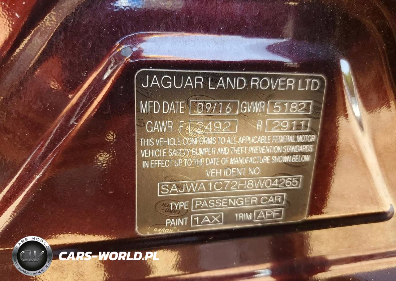 2017 Jaguar Xj VIN:SAJWA1C72H8W04265 - 12