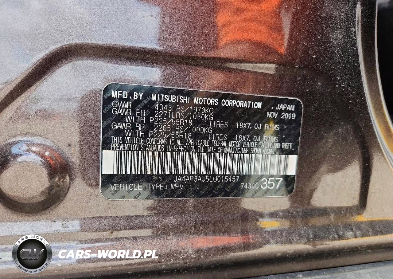 2020 Mitsubishi Outlander Sport Es VIN:JA4AP3AU5LU015457 - 14
