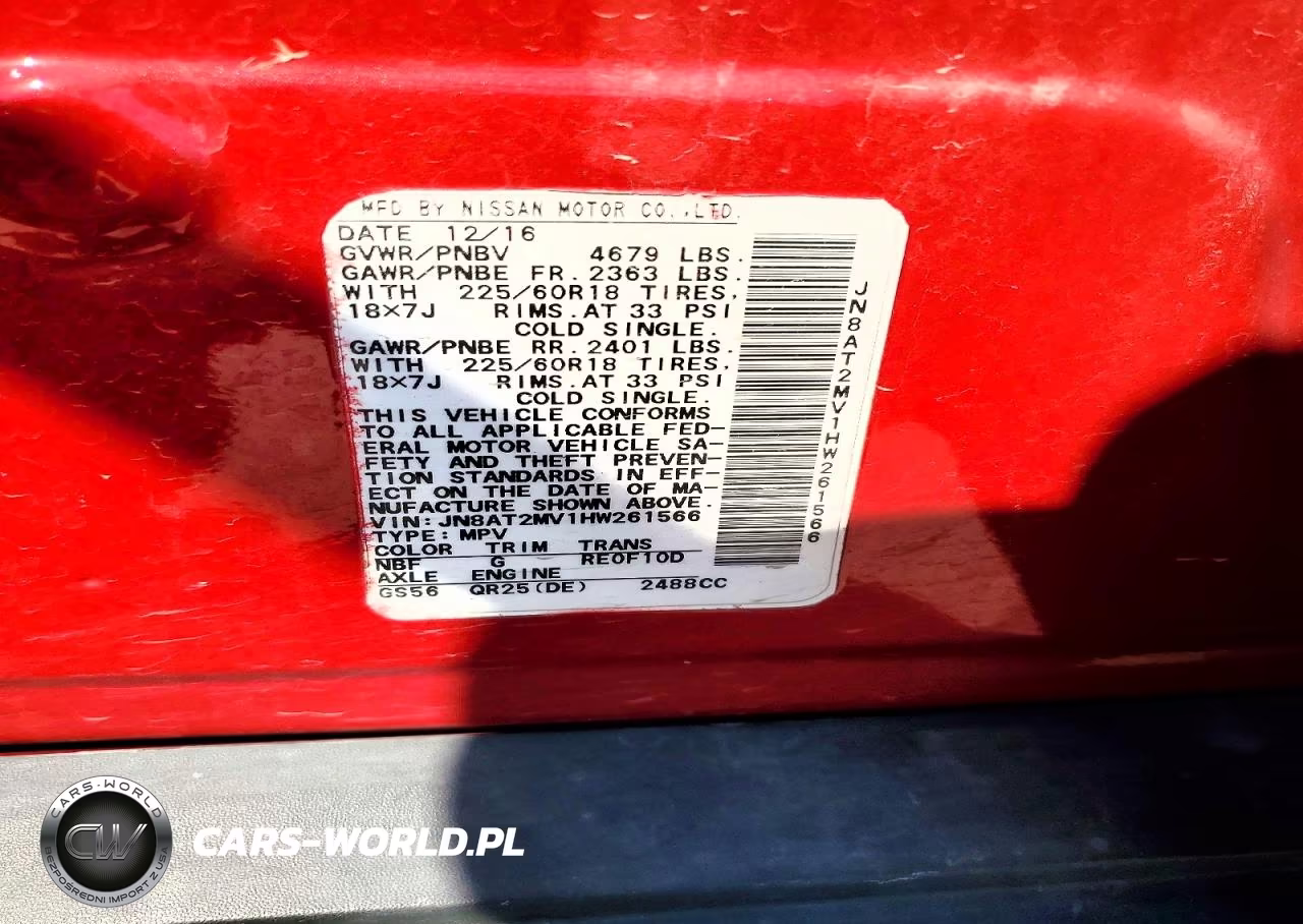 2017 Nissan Rogue Sl VIN:JN8AT2MV1HW261566 - 13