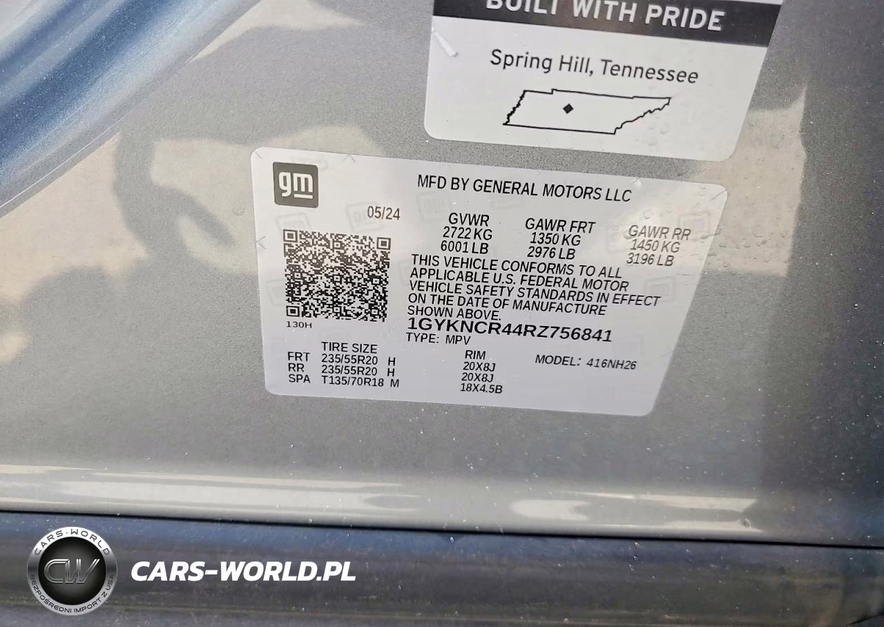 2024 Cadillac Xt5 Premium Luxury VIN:1GYKNCR44RZ756841 - 13