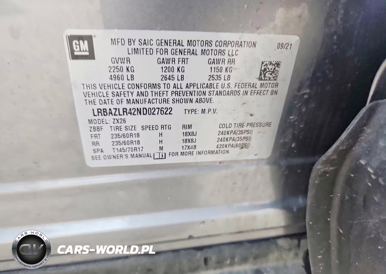 2022 Buick Envision Preferred VIN:LRBAZLR42ND027622 - 14