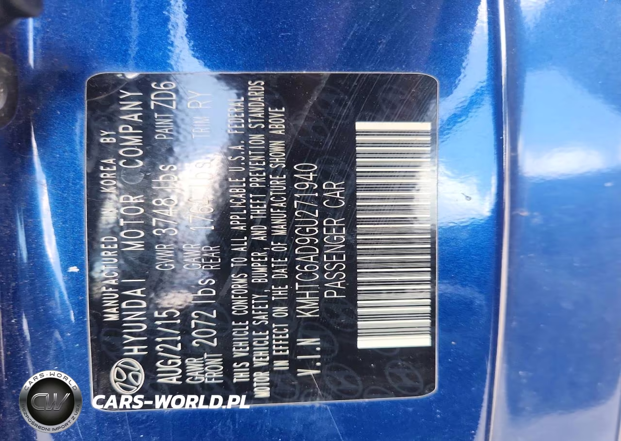 2016 Hyundai Veloster Base VIN:KMHTC6AD9GU271940 - 12