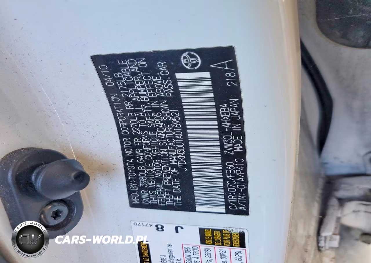 2010 Toyota Prius Ii VIN:JTDKN3DU1A0169521 - 12