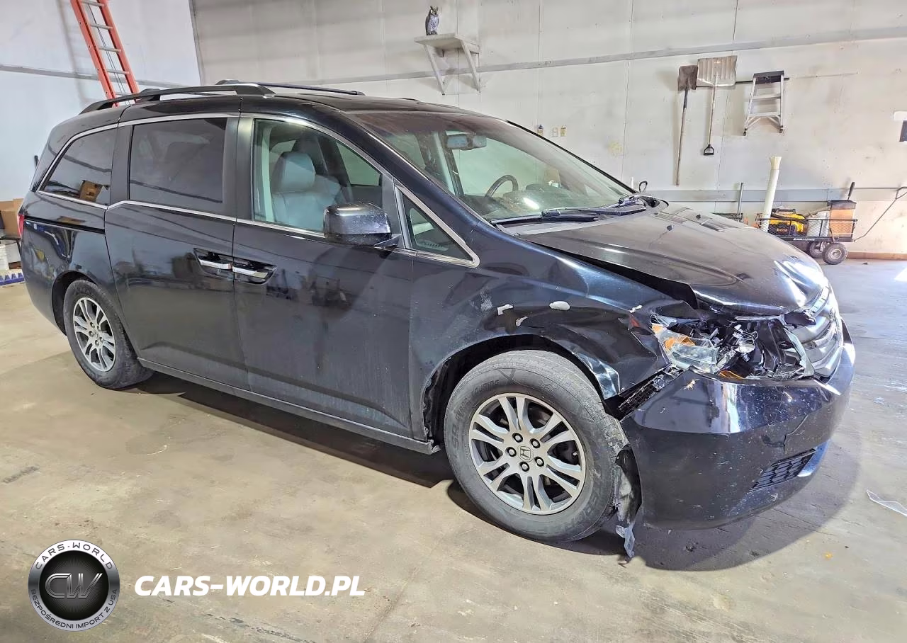 2013 Honda Odyssey Exl VIN:5FNRL5H69DB005239 - 4