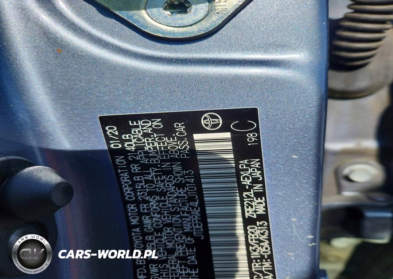 2020 Toyota Corolla Le VIN:JTDEPRAE4LJ101413 - 12