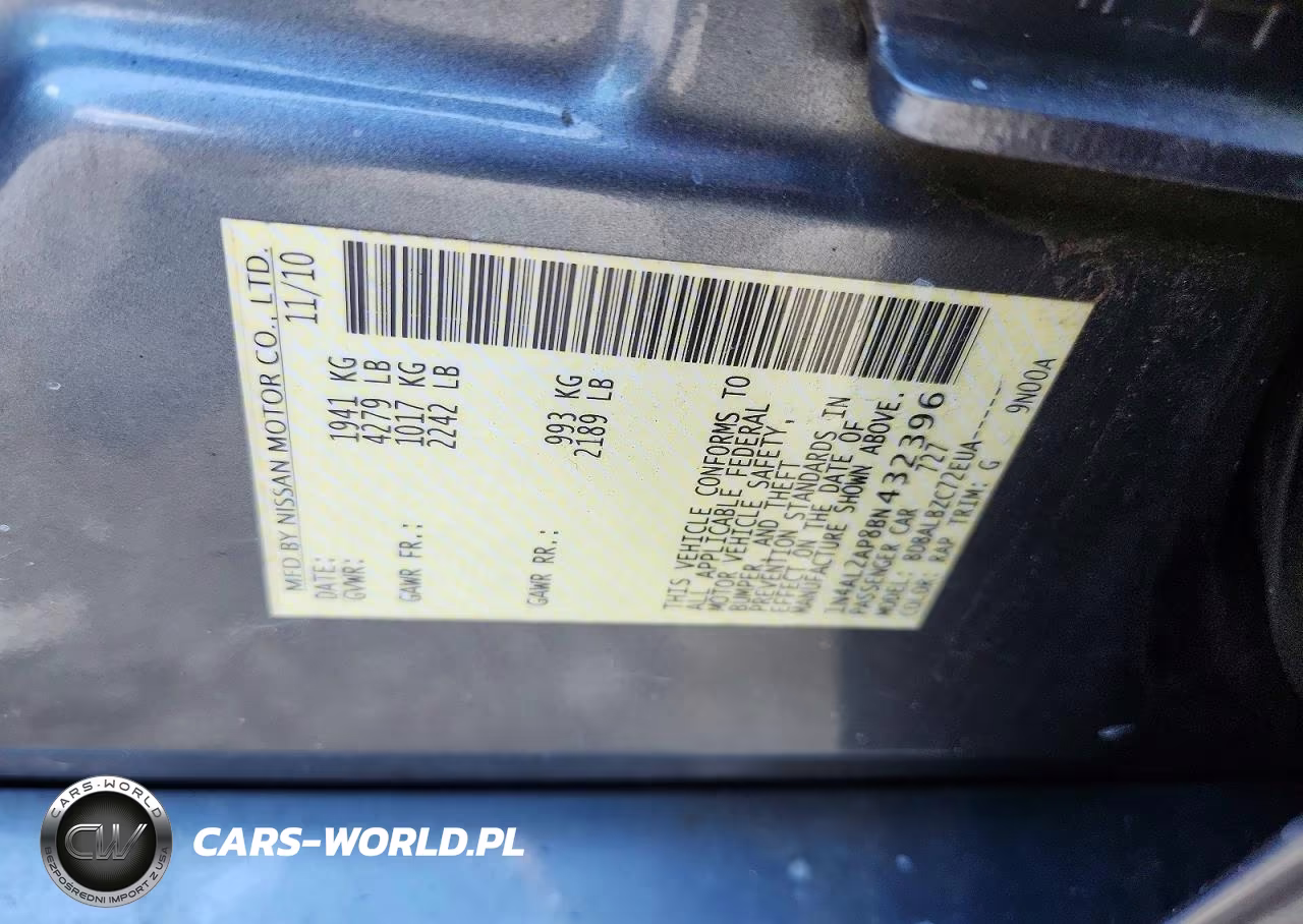 2011 Nissan Altima 2.5 VIN:1N4AL2AP8BN432396 - 12