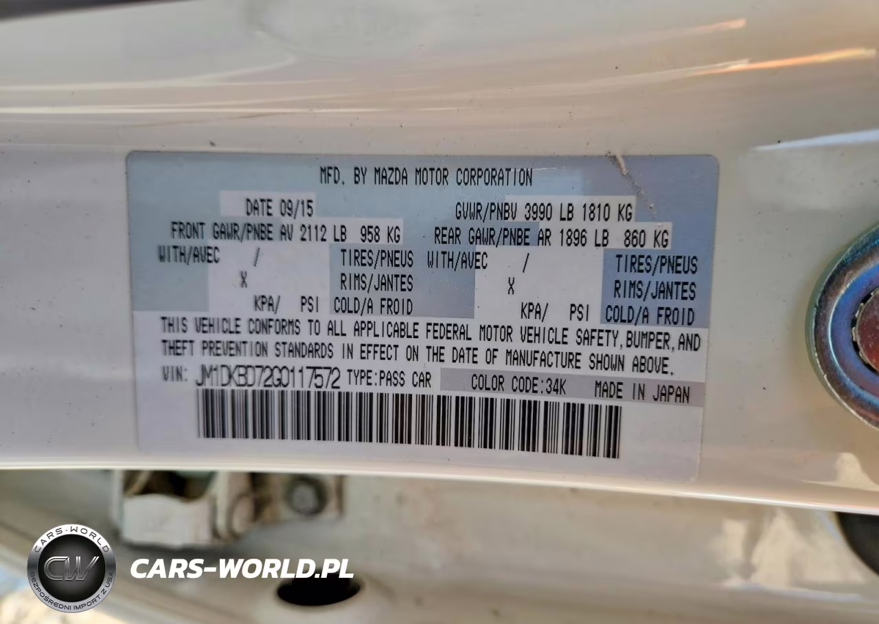 2016 Mazda Cx-3 Grand Touring VIN:JM1DKBD72G0117572 - 12