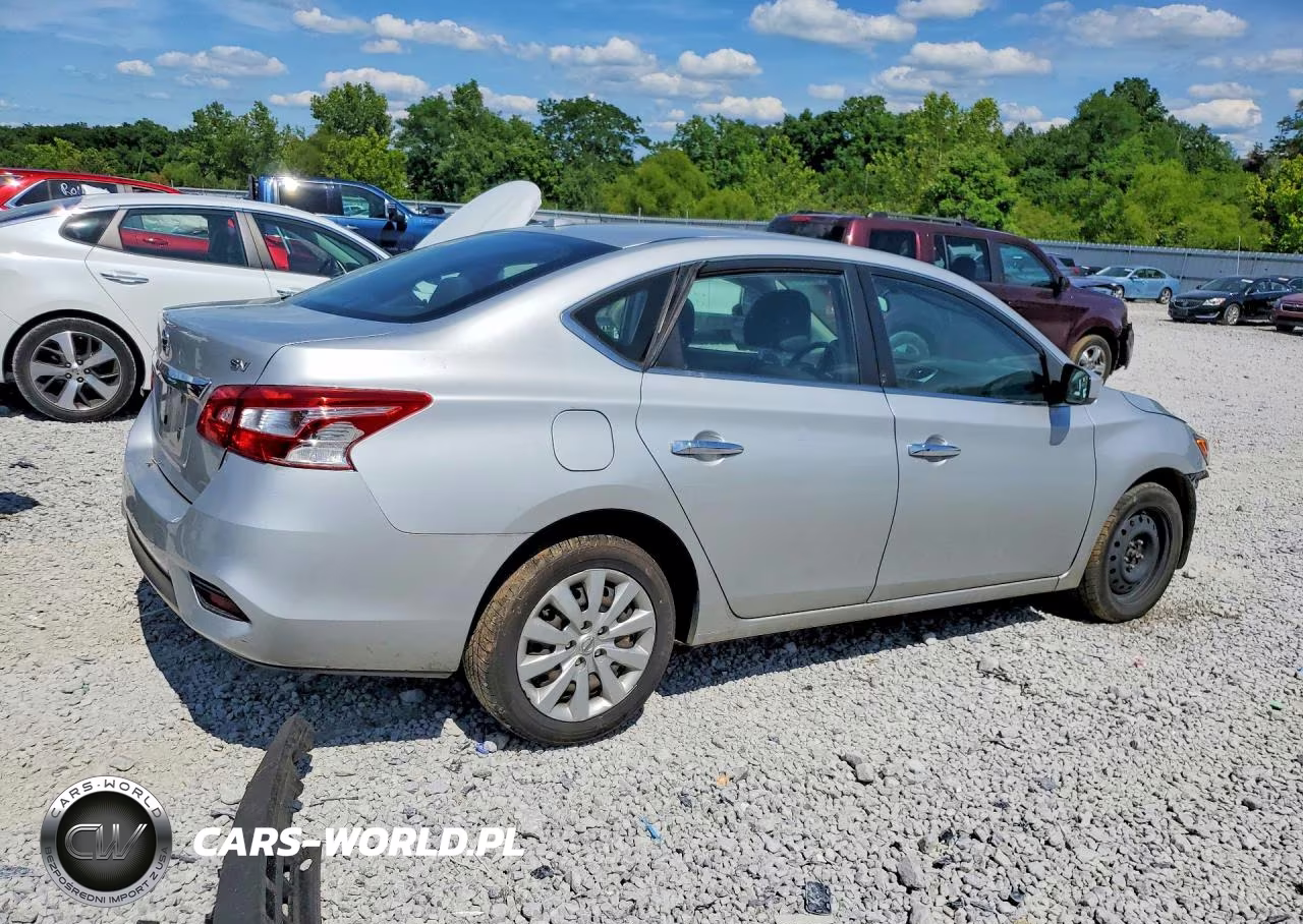 2017 Nissan Sentra Sv VIN:3N1AB7AP1HY266795 - 3