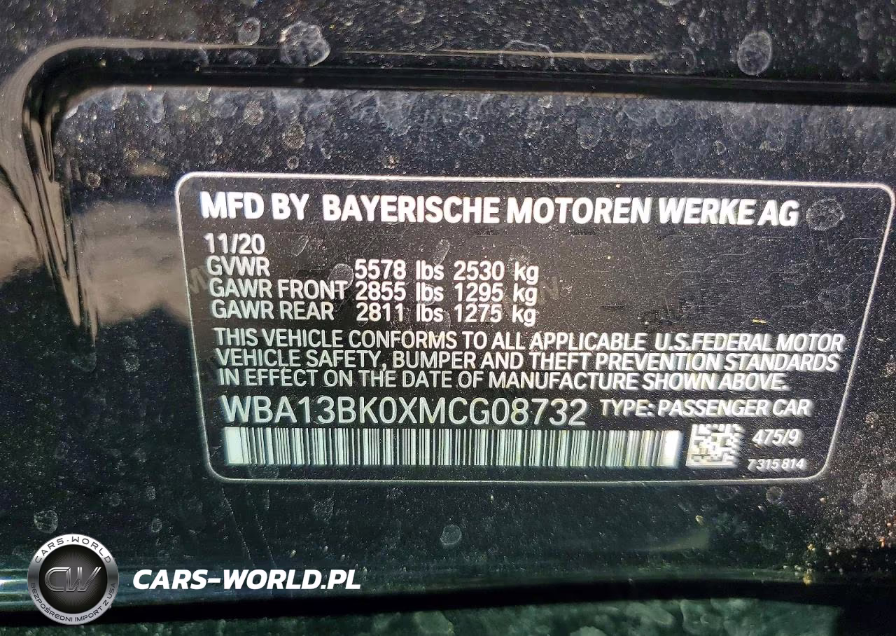2021 BMW M550Xi VIN:WBA13BK0XMCG08732 - 12