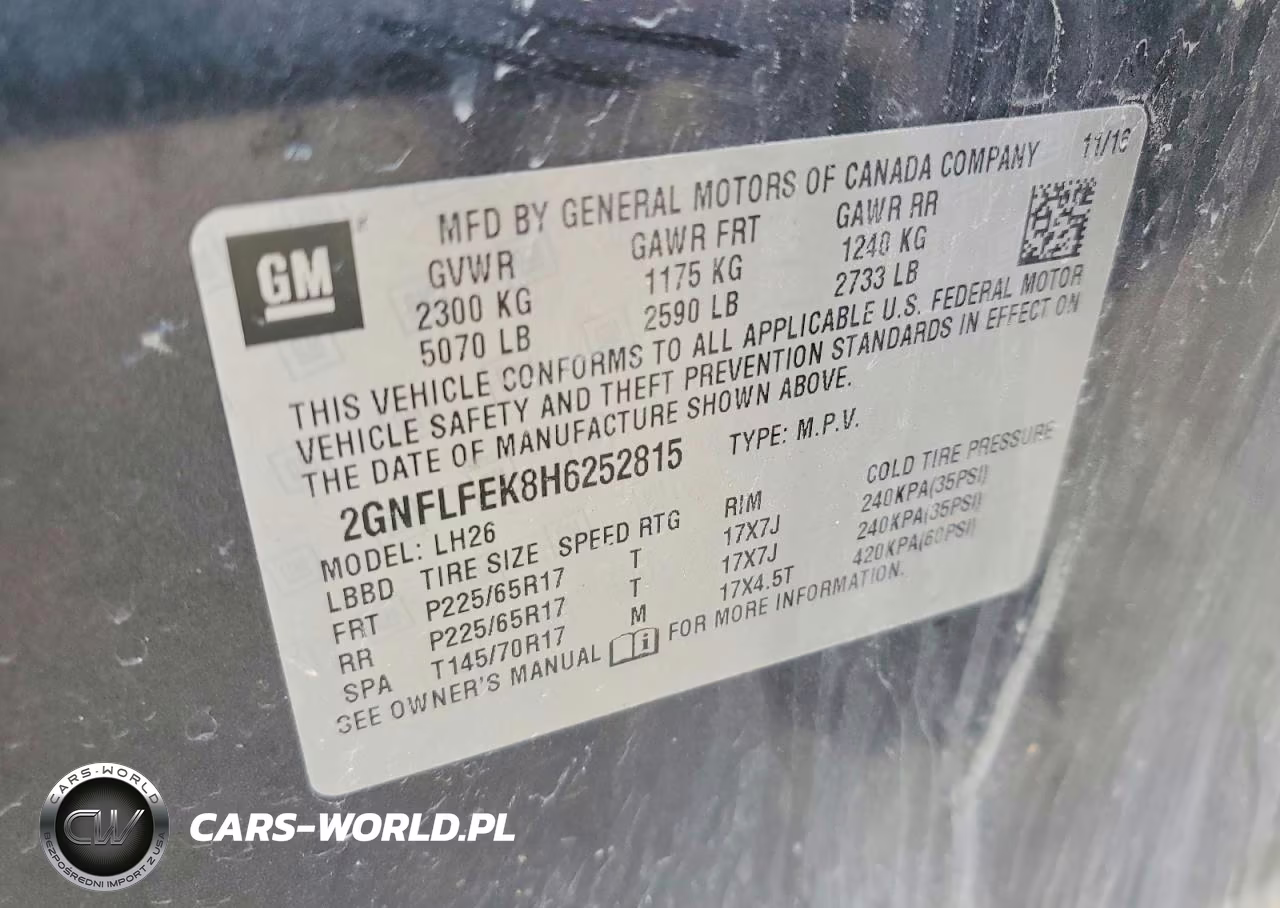 2017 Chevrolet Equinox Lt VIN:2GNFLFEK8H6252815 - 13