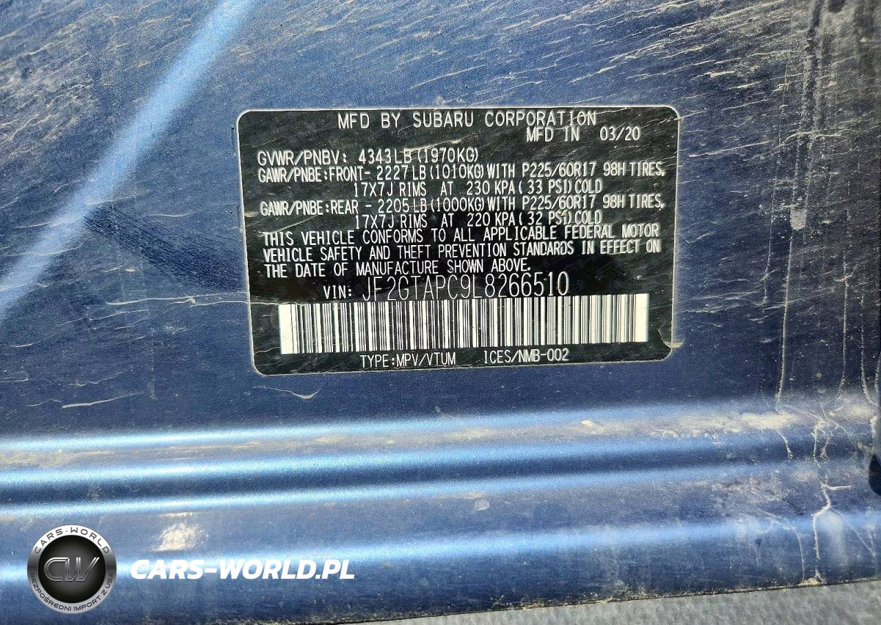 2020 Subaru Crosstrek Premium VIN:JF2GTAPC9L8266510 - 12