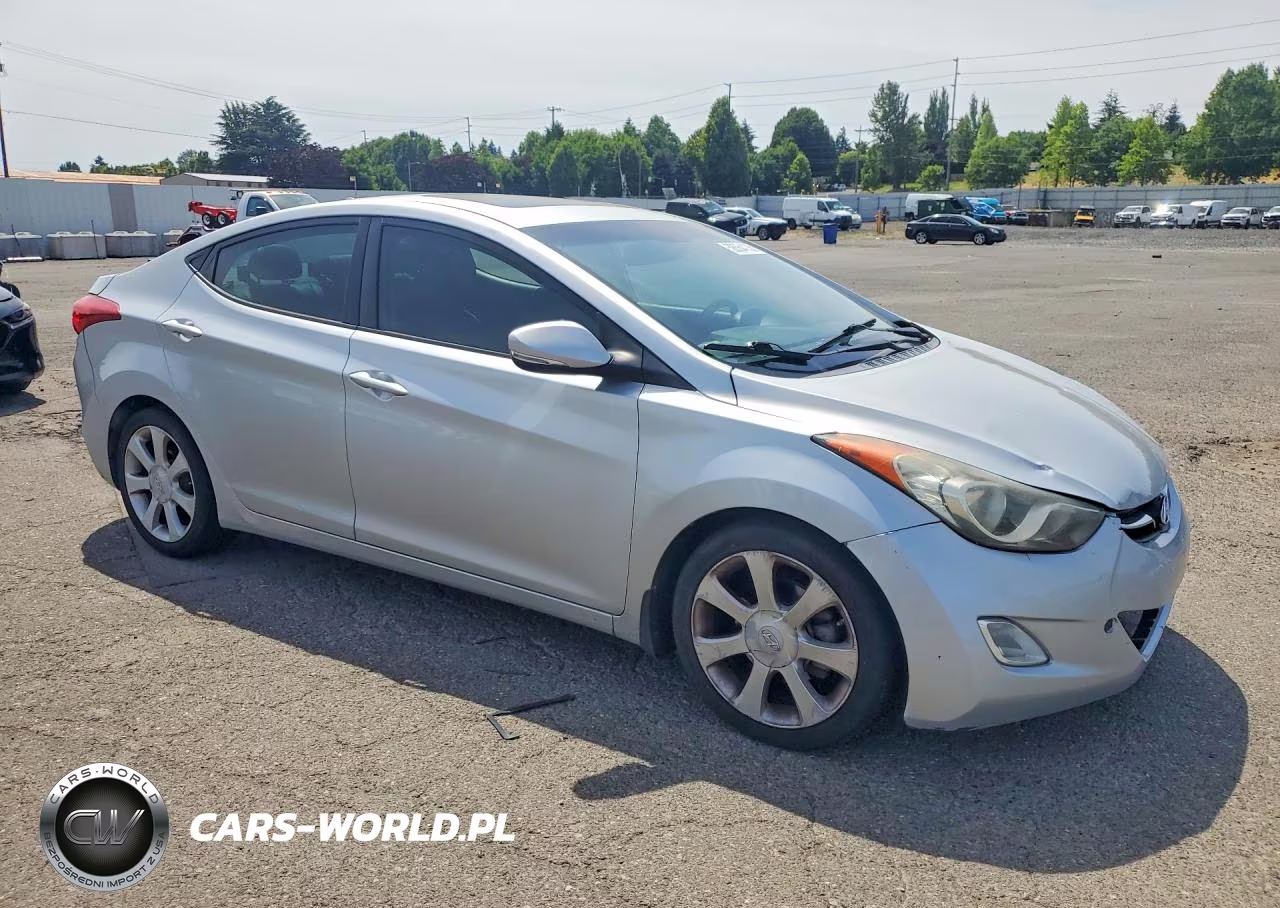 2013 Hyundai Elantra Limited VIN:5NPDH4AE7DH206808 - 4