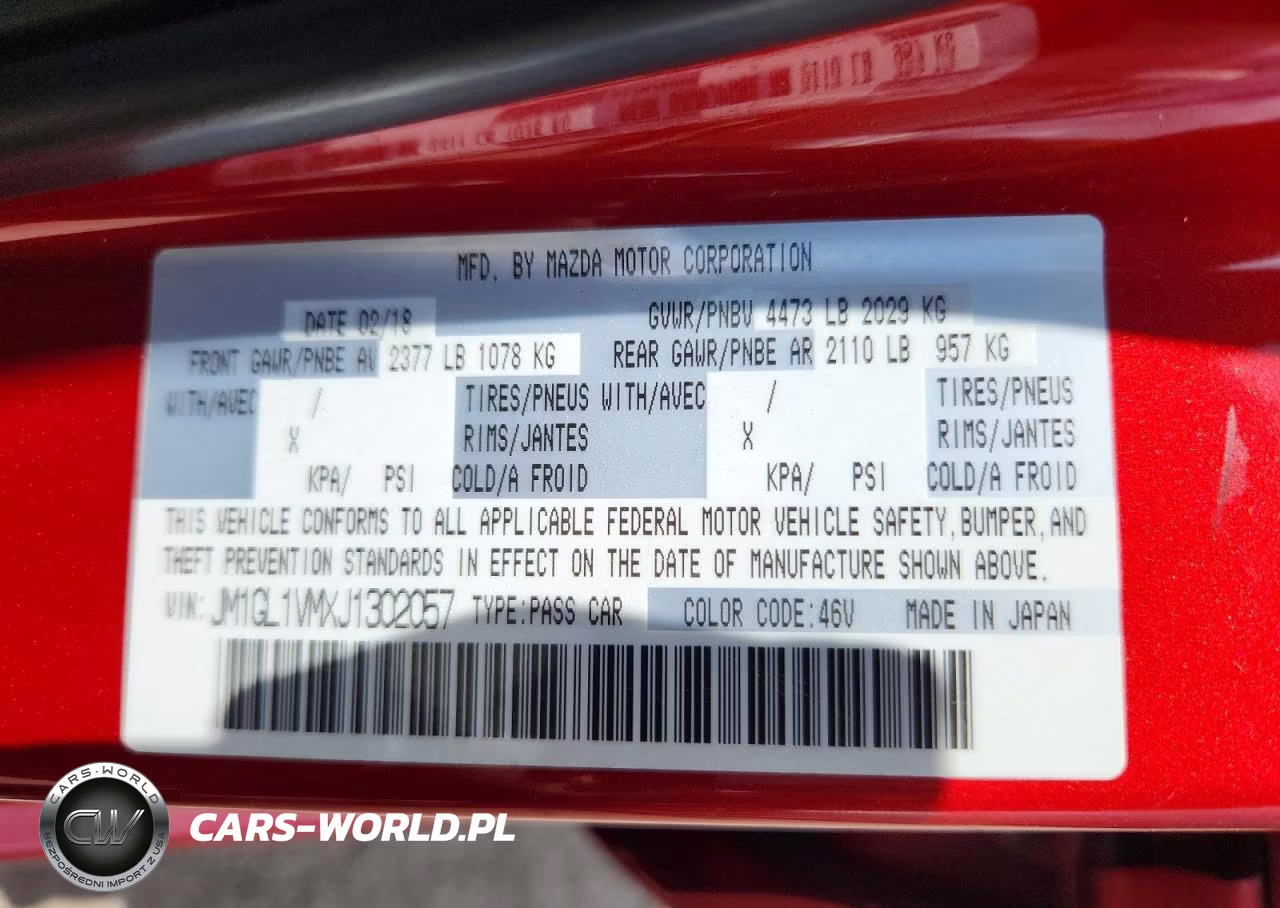 2018 Mazda 6 Touring VIN:JM1GL1VMXJ1302057 - 12
