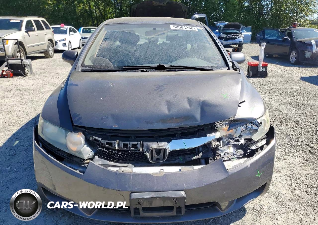 2010 Honda Civic Lx VIN:2HGFA1F58AH585408 - 5