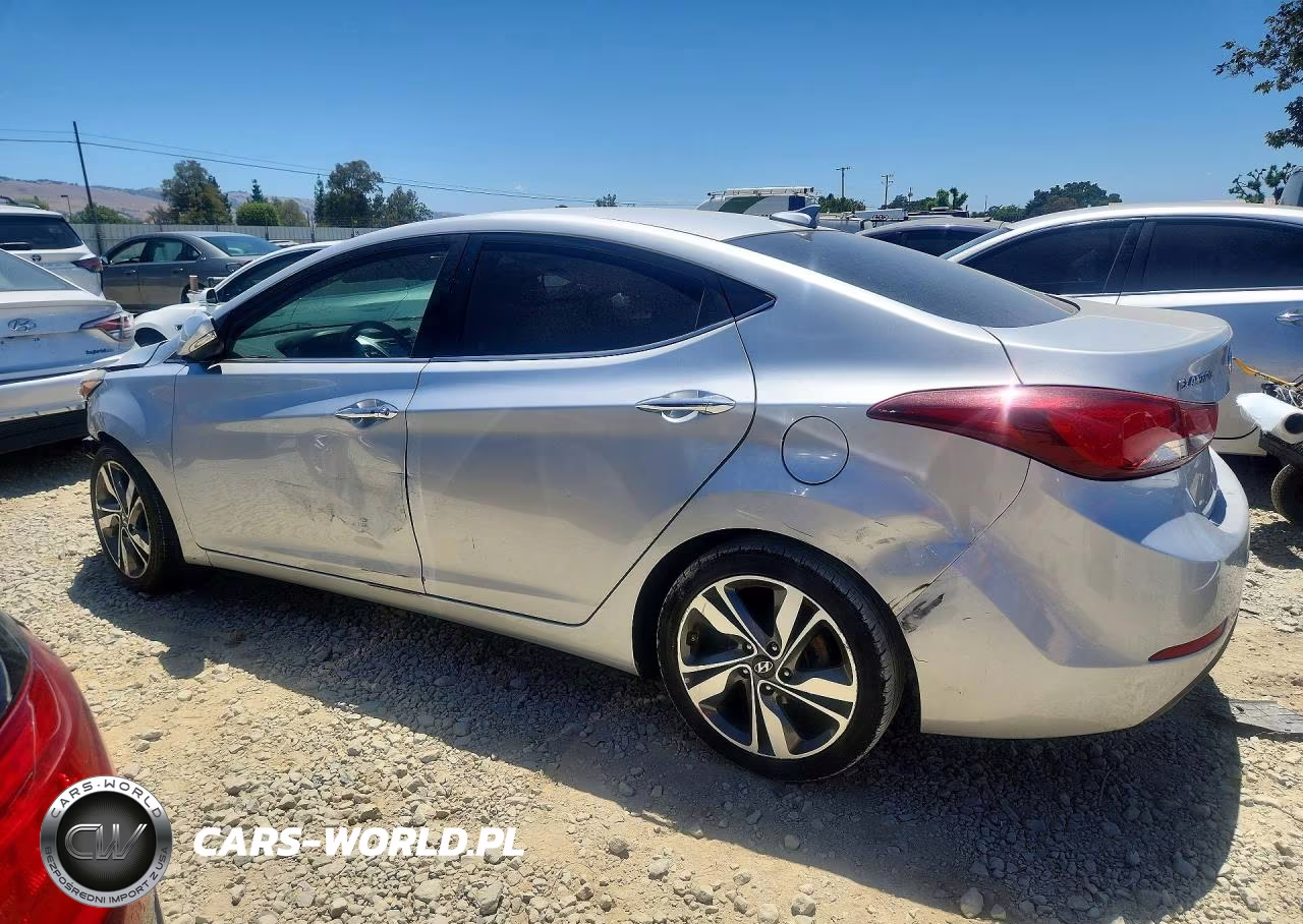 2015 Hyundai Elantra Limited VIN:5NPDH4AEXFH558316 - 2