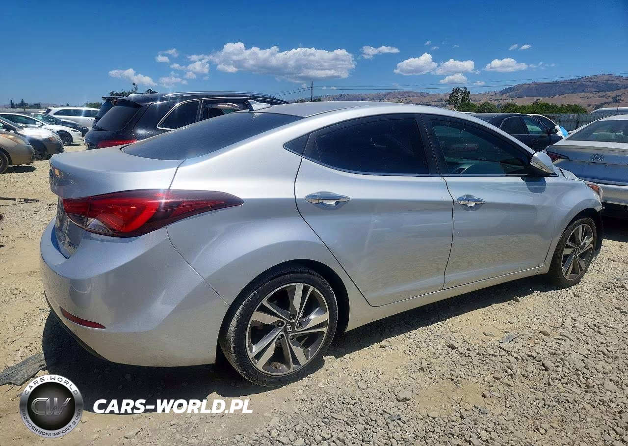 2015 Hyundai Elantra Limited VIN:5NPDH4AEXFH558316 - 3
