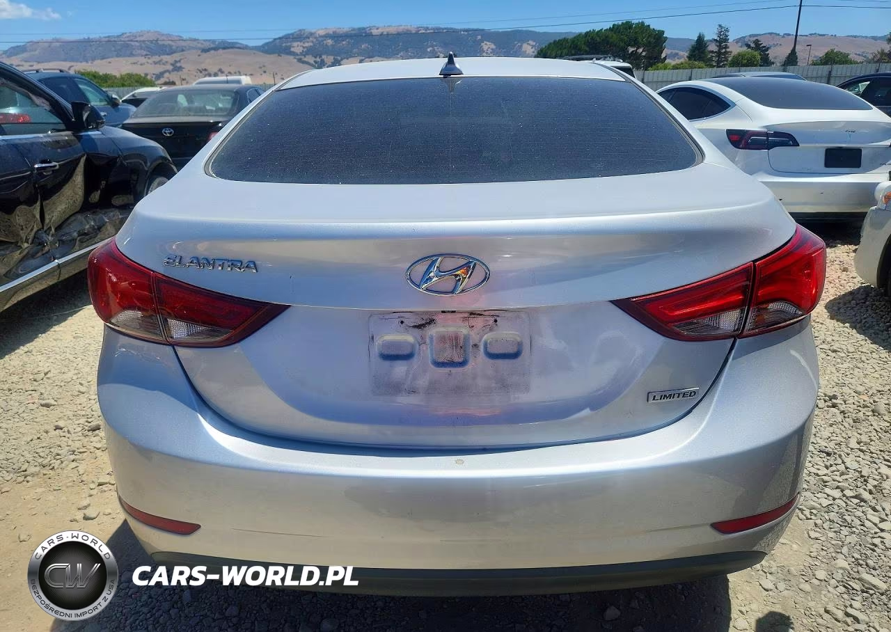 2015 Hyundai Elantra Limited VIN:5NPDH4AEXFH558316 - 6