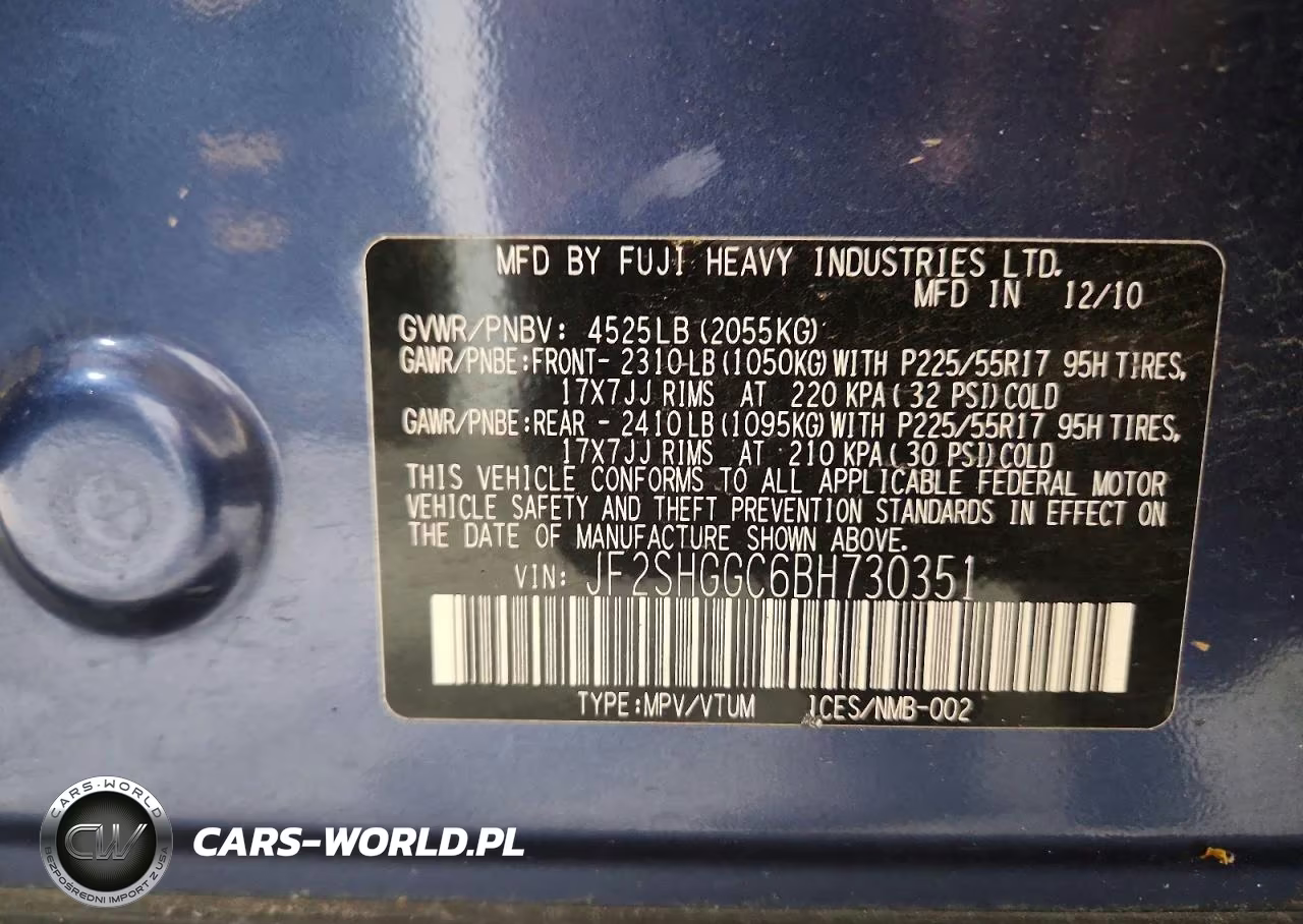 2011 Subaru Forester Touring VIN:JF2SHGGC6BH730351 - 12